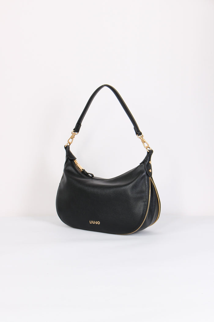 Hobo Zip Laterale Nero-4