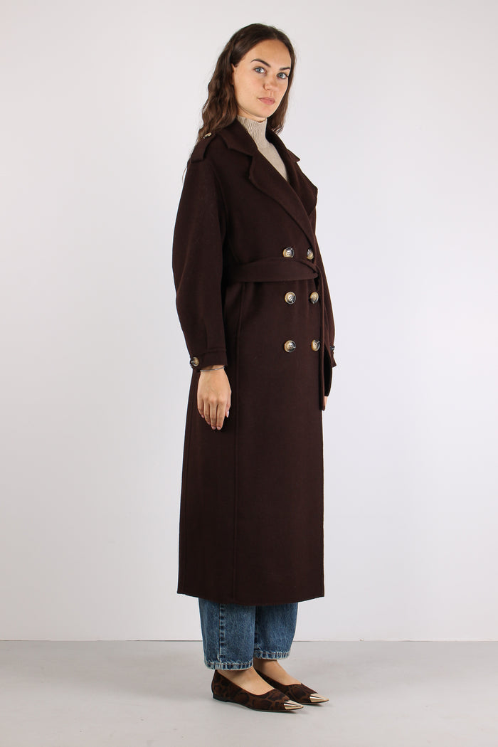 Cappotto Lana Doppiopetto Fondente-7