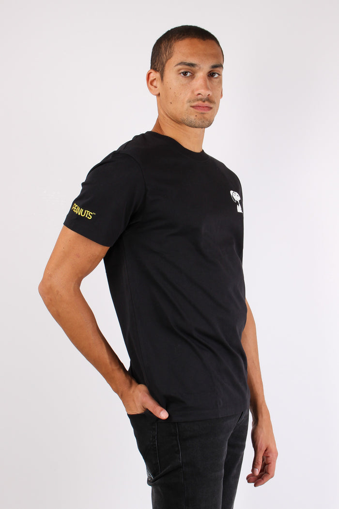 T-shirt Logo Laterale Nero-6