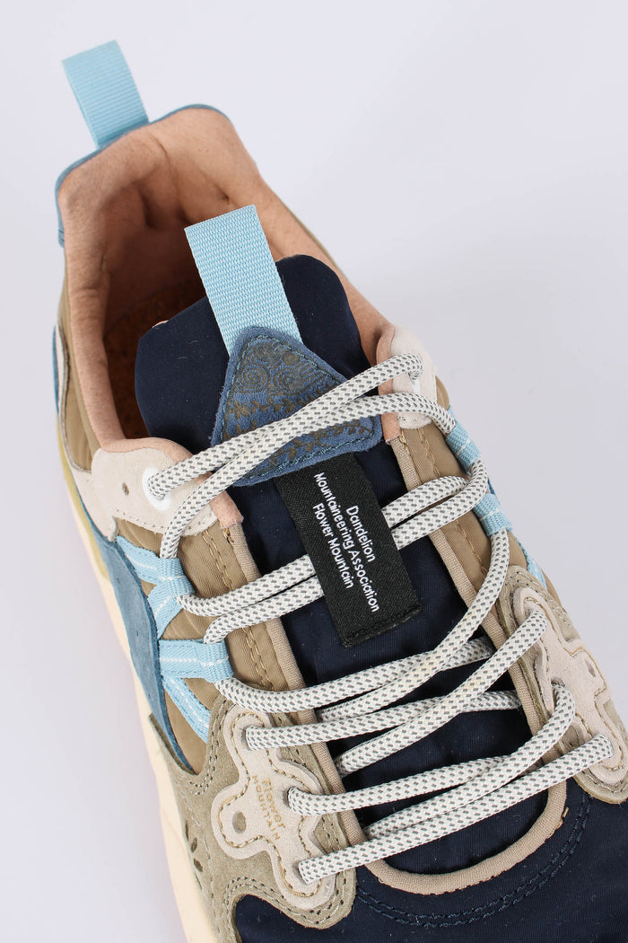 Sneakers Yamano Suede Nylon Navy/kaki-7