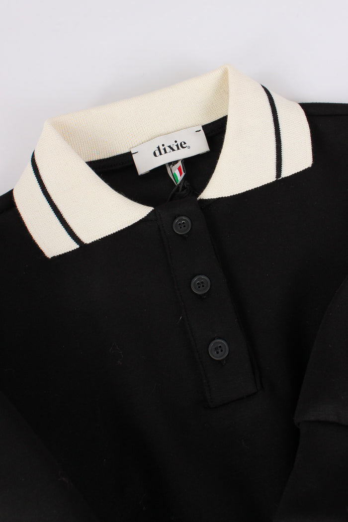 Polo Over Felpa Black-5