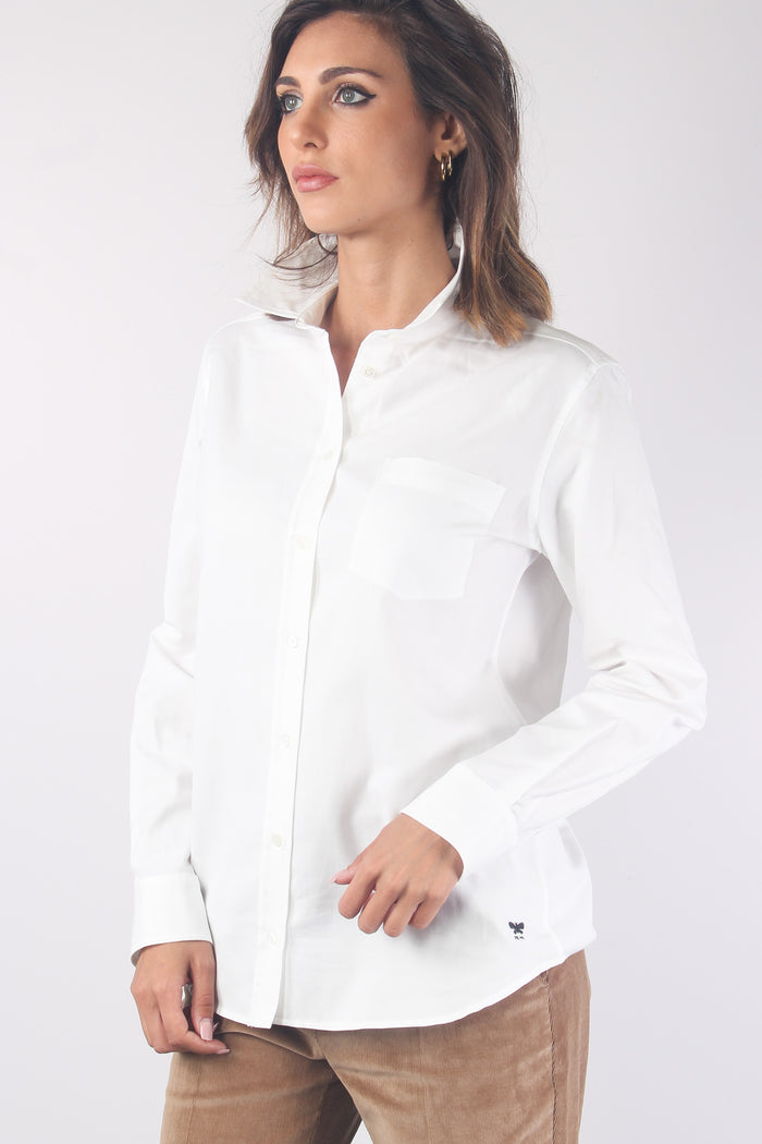 Mino Camicia Cotone Bianco-2