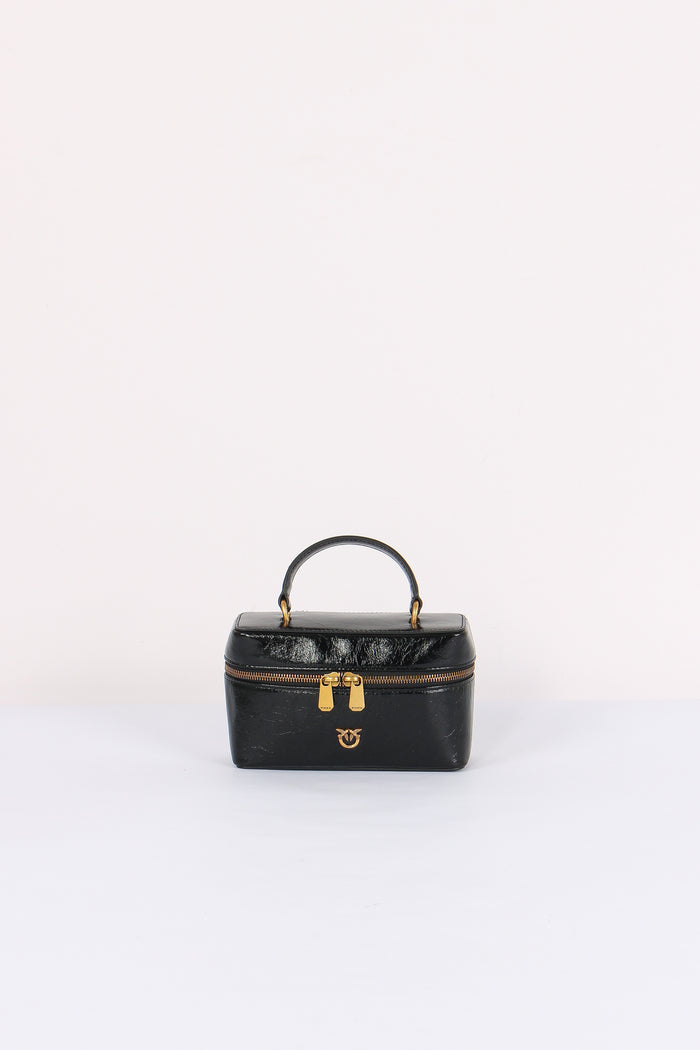 Tracollina Vanity Soft Mini Shiny Nero/antique Gold