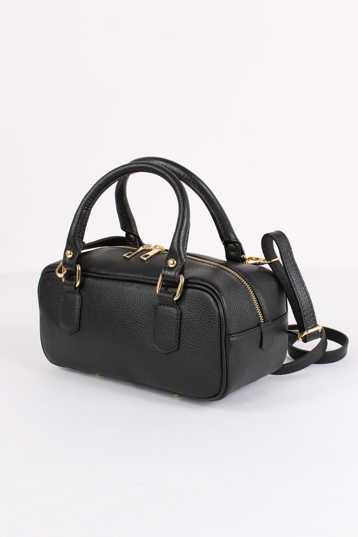 Maxi Bauletto Zip Nero-4