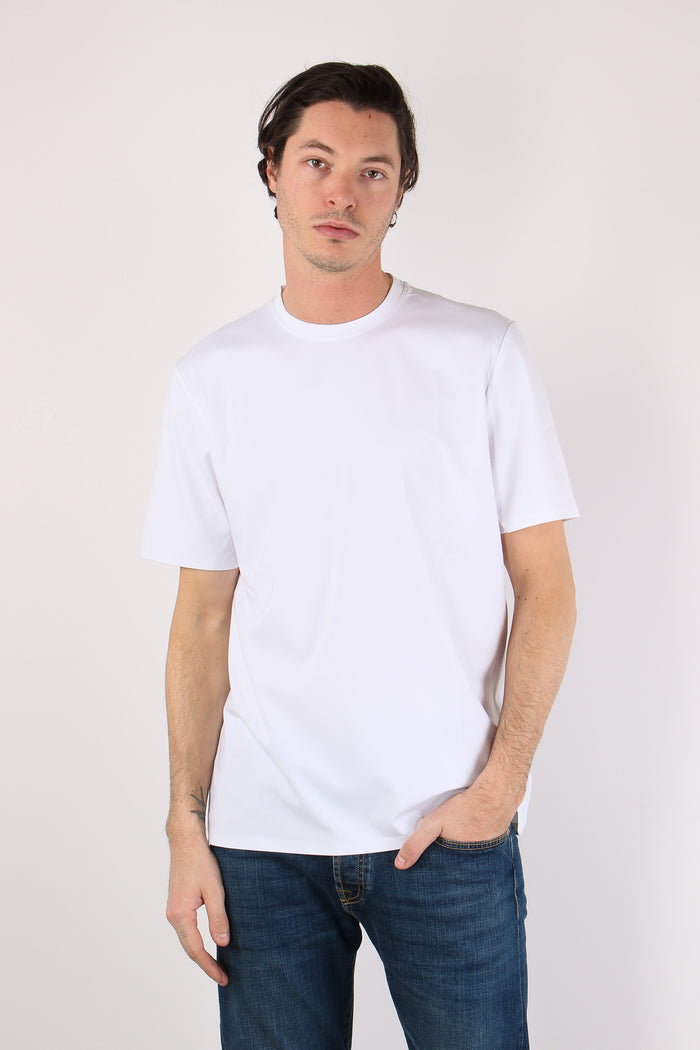 T-shirt Tessuto Tecnico White-2