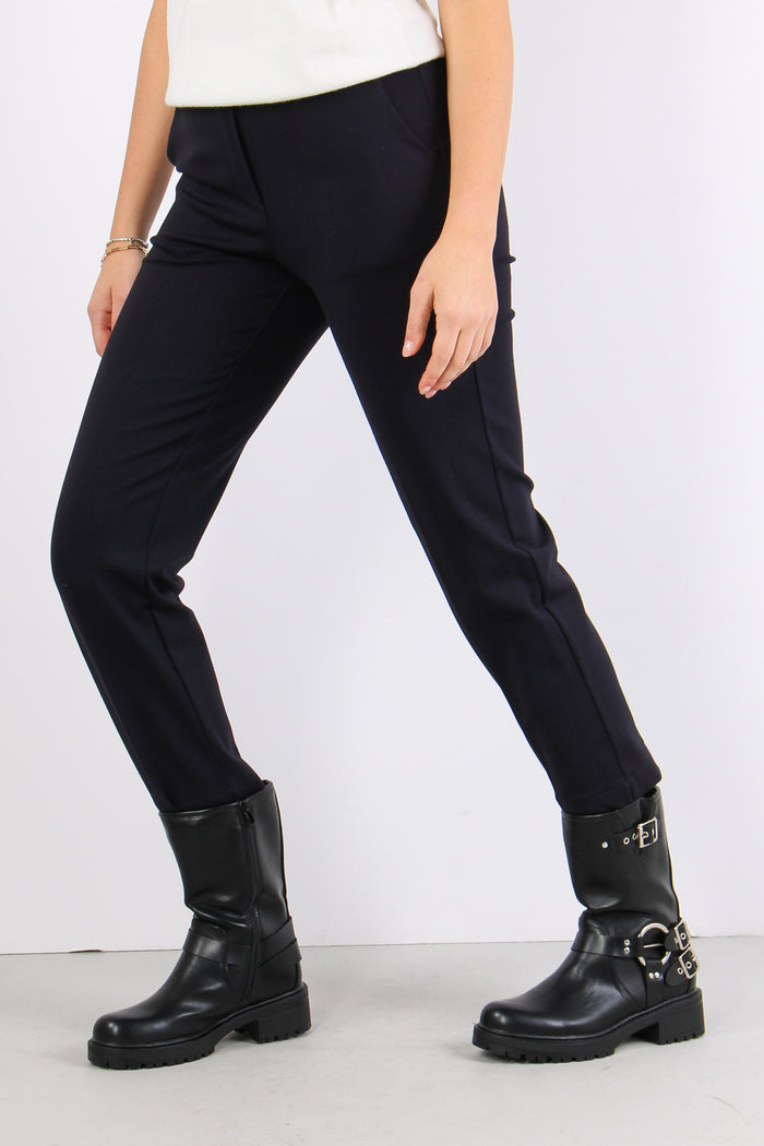 Pantalone Punto Milano Spacche Blu-3