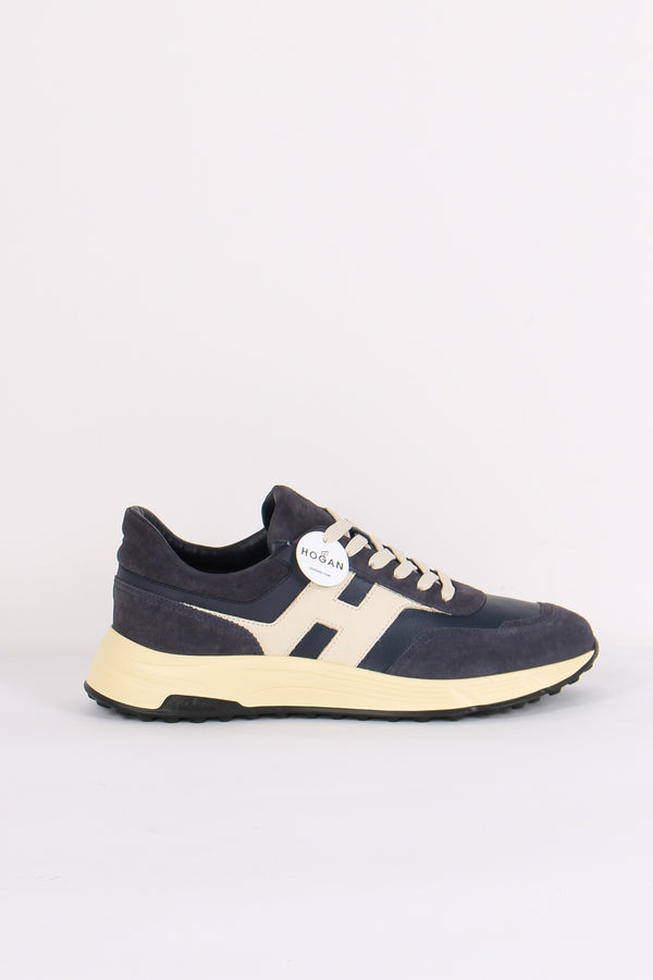 Sneaker Hyperlight Camoscio Blu/bianco