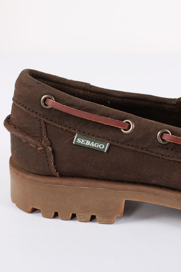 Mocassino Nabuk Lacci Dk Brown/gum-5