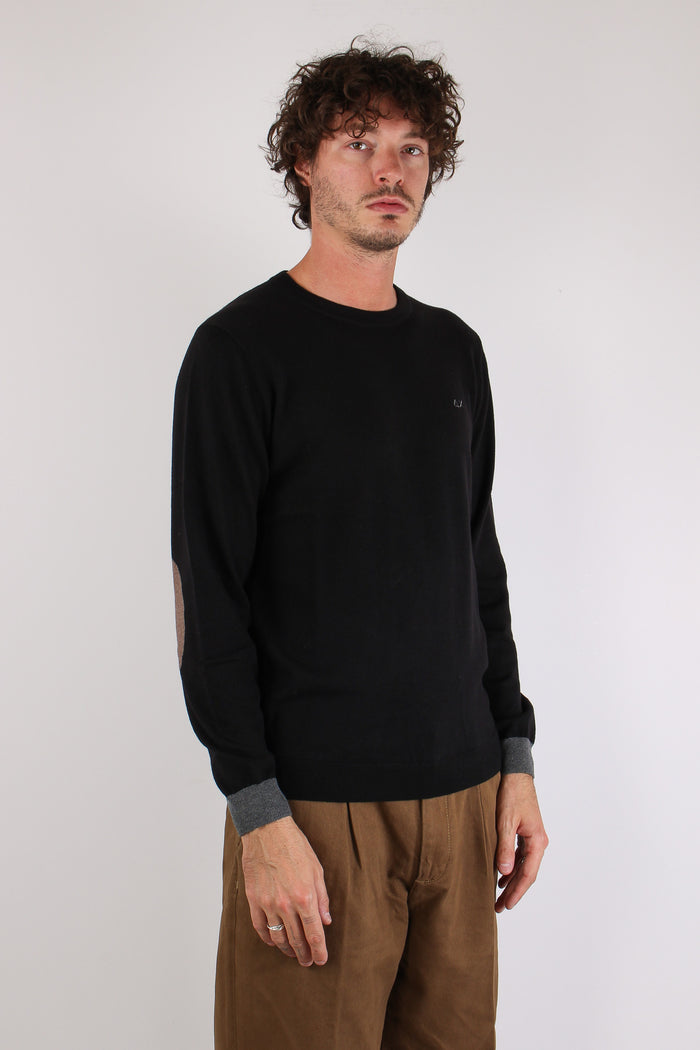 Maglia Profilo Toppa Nero-7