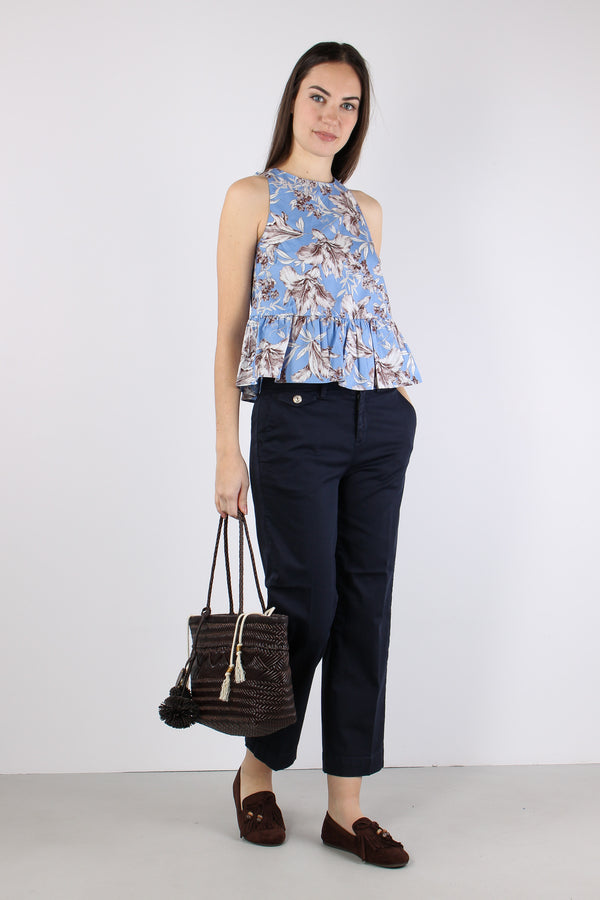 Top Balza Fantasia Blu Wave