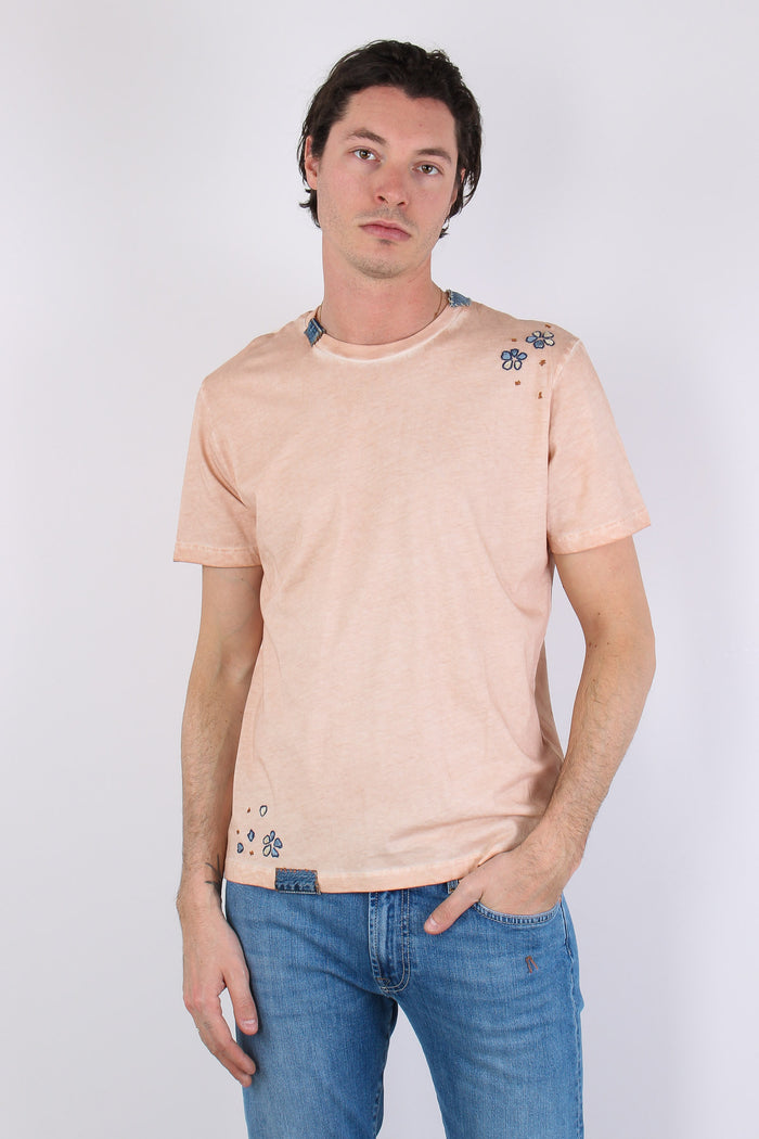 T-shirt Ricamo Fiori Aurora-6