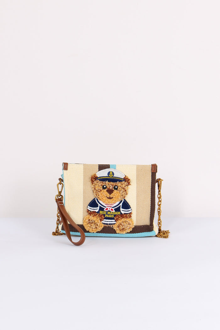 Pochette Canvas Orso Mutli Brown