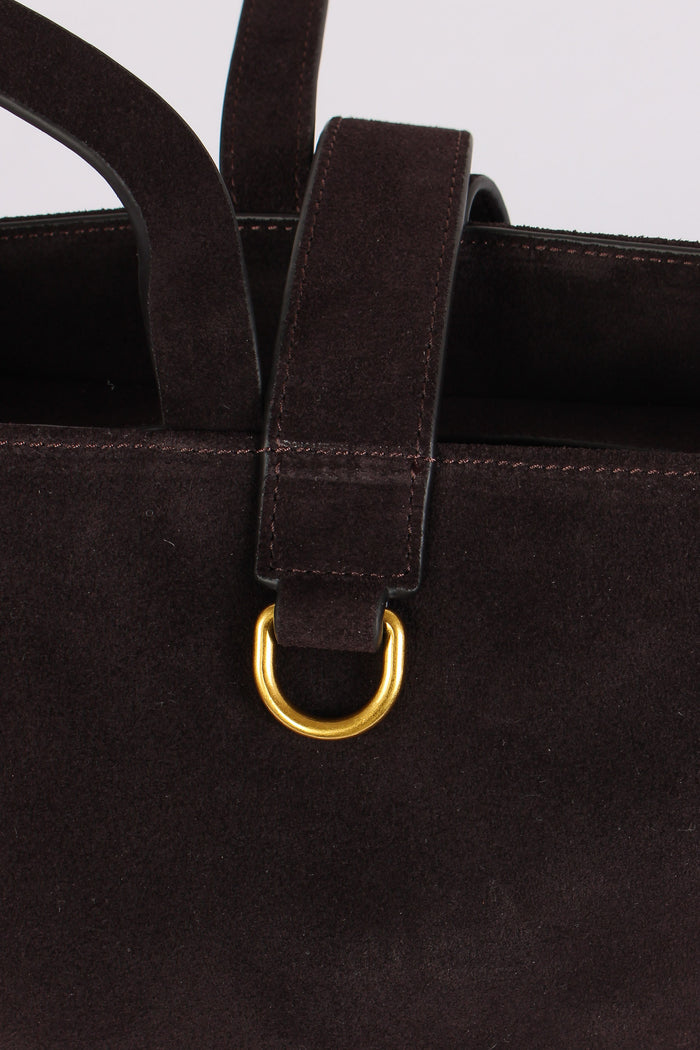 Maxi Shopping Suede Dark Brown-5