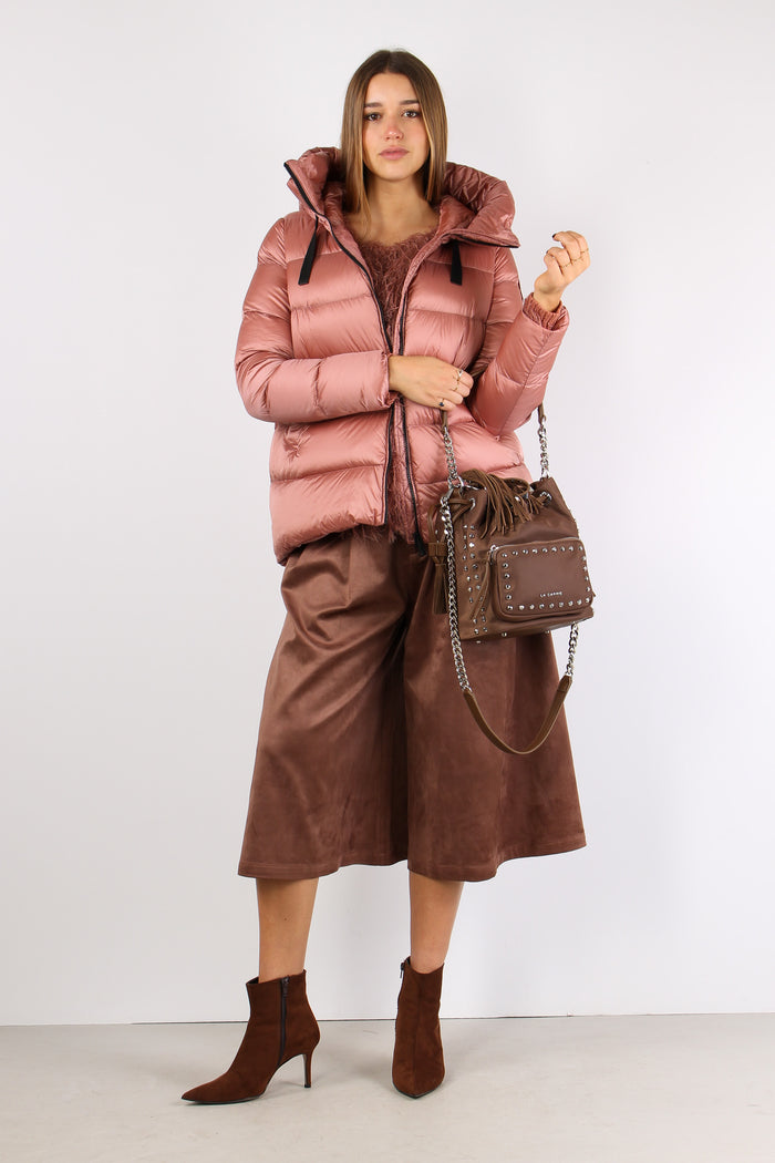 Piumino Nylon Cangiante Blush Pink-6