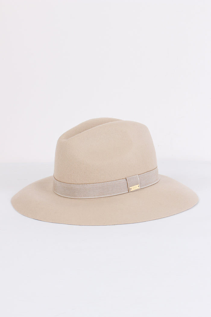 Cappello Feltro Beige