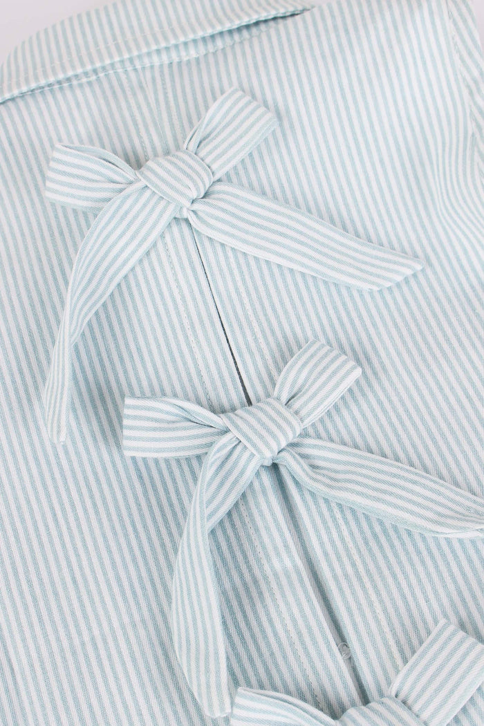 Camicia Riga Fiocco Dietro Unica-4