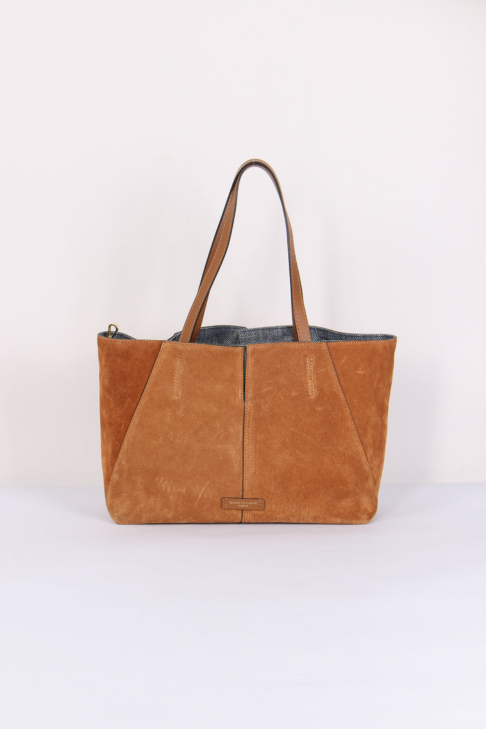 Maya Shopping Mini Reversibile Caramello