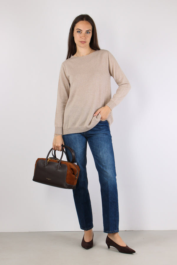 Collo Alto Manica Raglan Ghiaccio-2