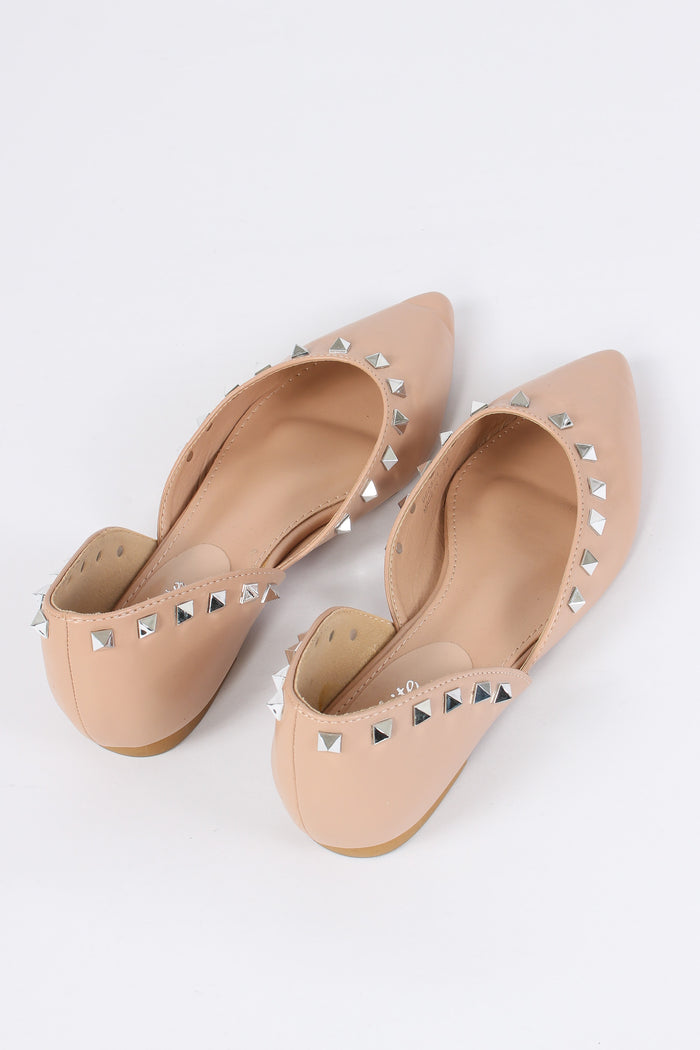 Ballerina Aperta Profilo Borch Beige-5