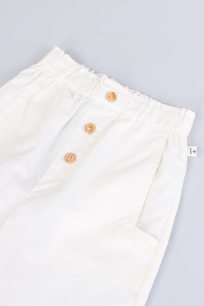 Pantalone Cotone Off White-4