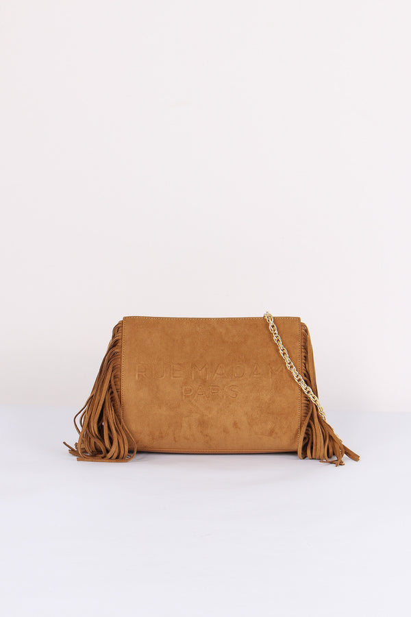 Clutch Frange Cognac