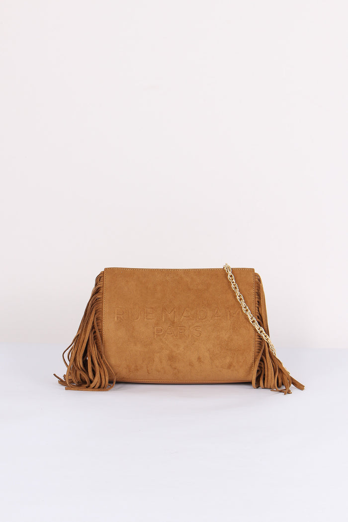 Clutch Frange Cognac