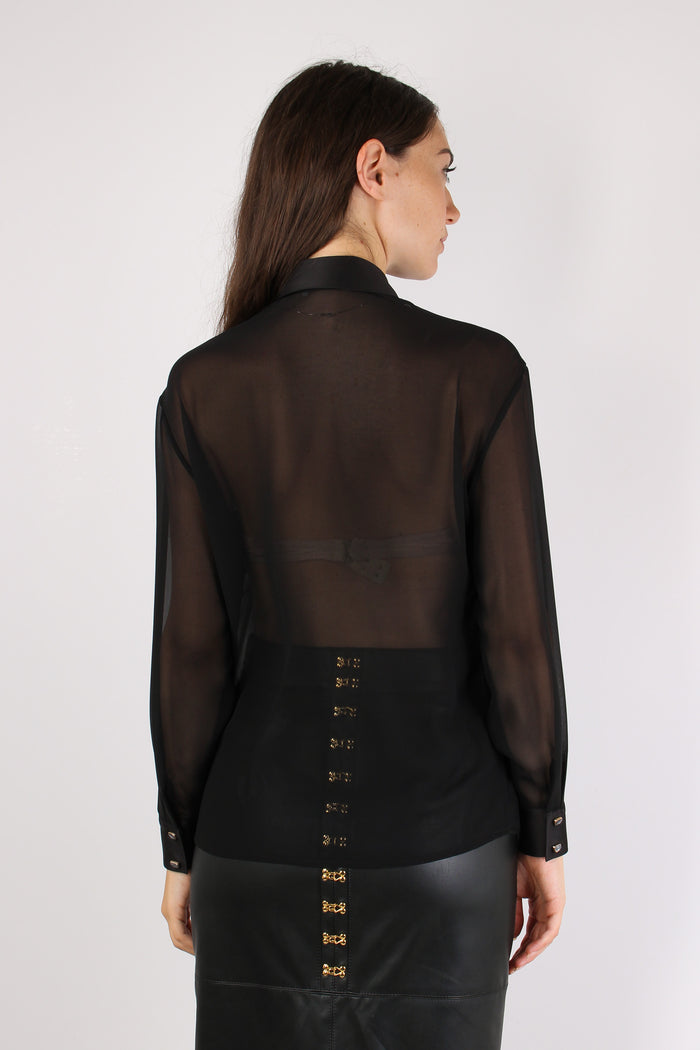 Camicia Profilo Raso Black-4