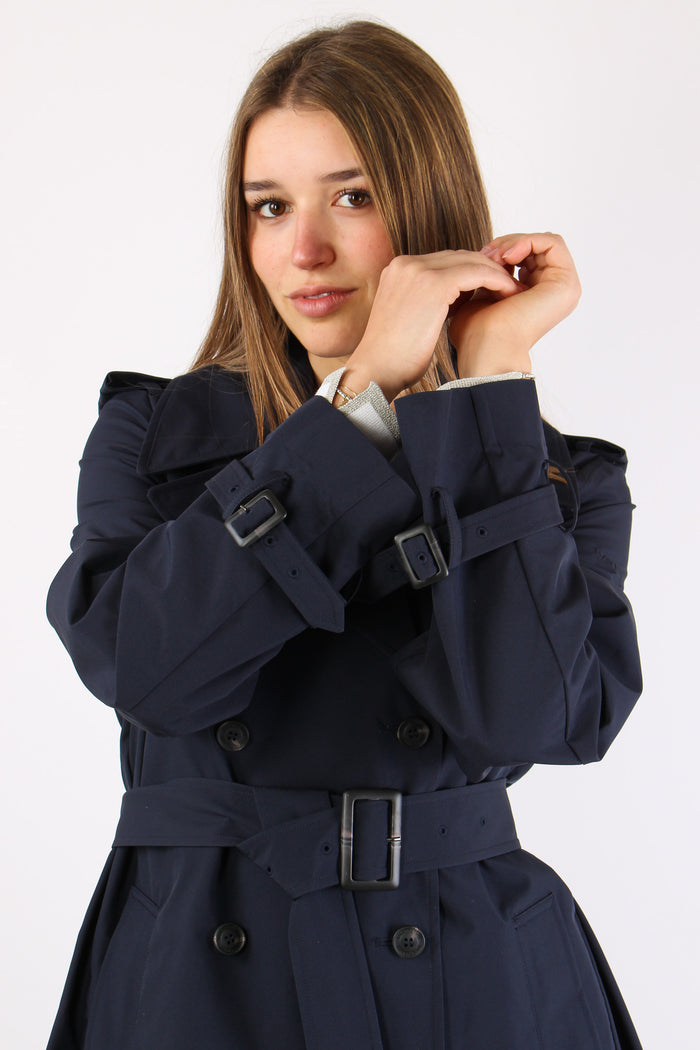Talya Trench Medio Blue Black-4