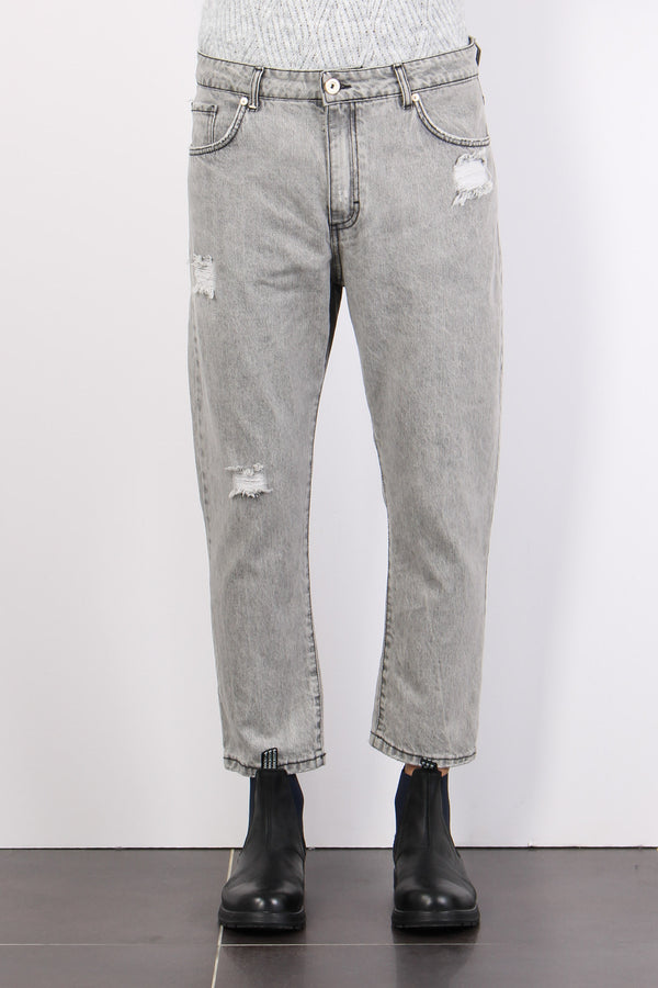 Denim Cropp Svasato Nero-2