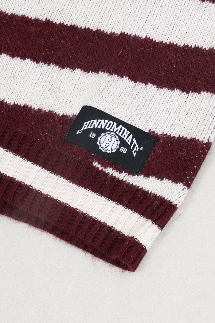 Gilet Righe Bordeaux-8