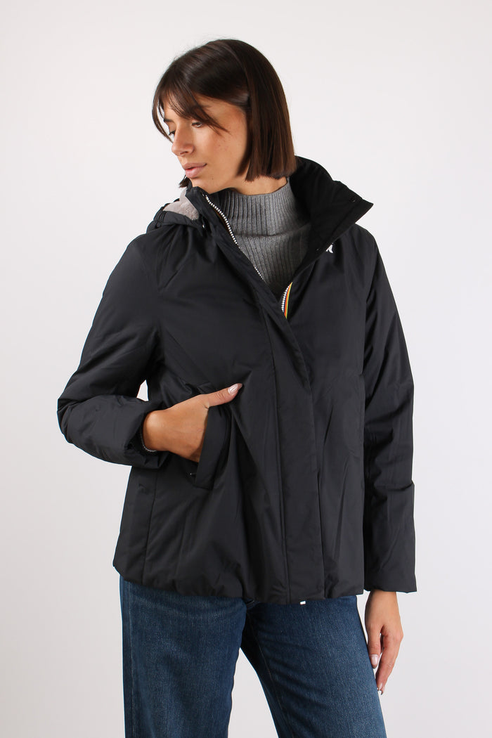 Giubbotto Corto Inserto Marmotta Black Pure/grey Warm-6