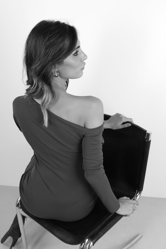 Abito Lungo Asimetrico Moro-10