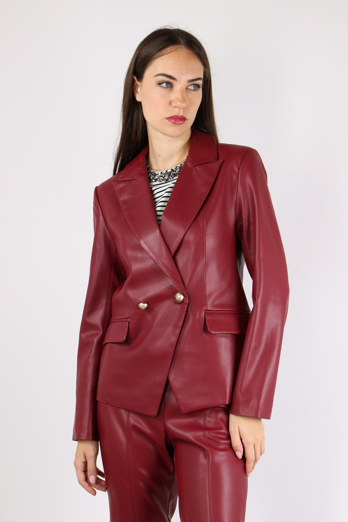 Margareta Giacca Ecopelle Bordeuax-3