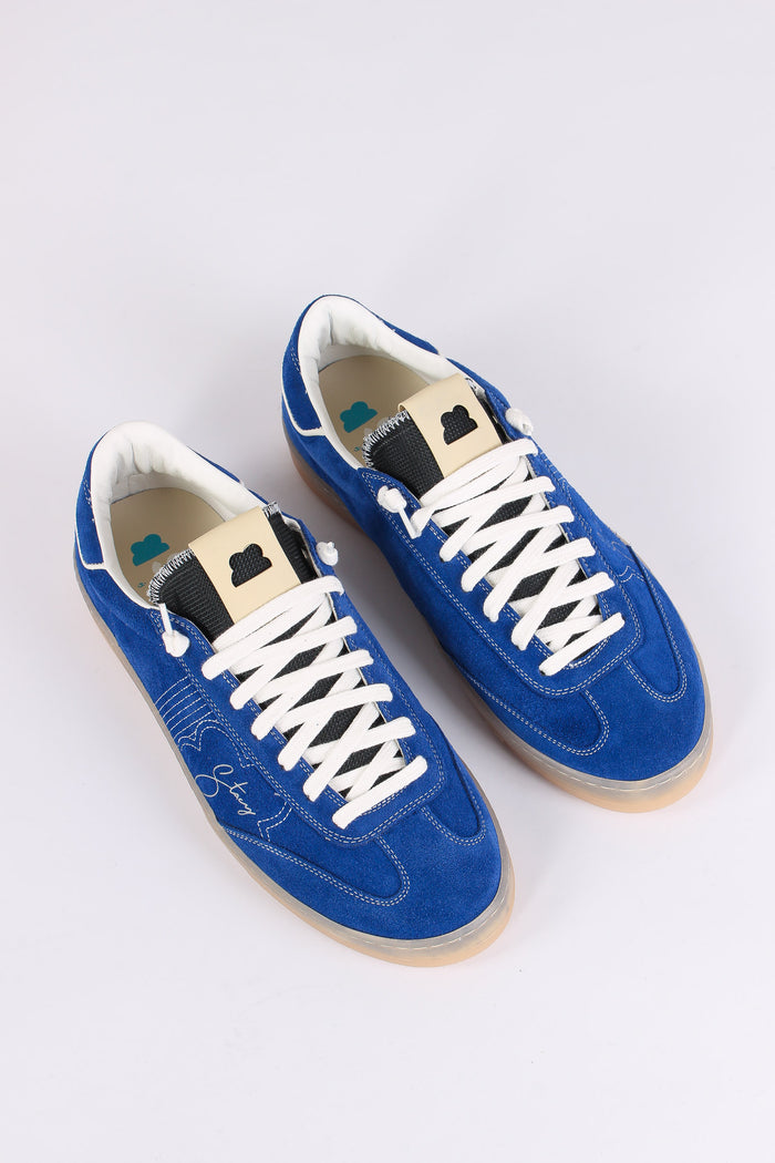 Sneakers Scamosciata Impunture Contr Blue Royal-5