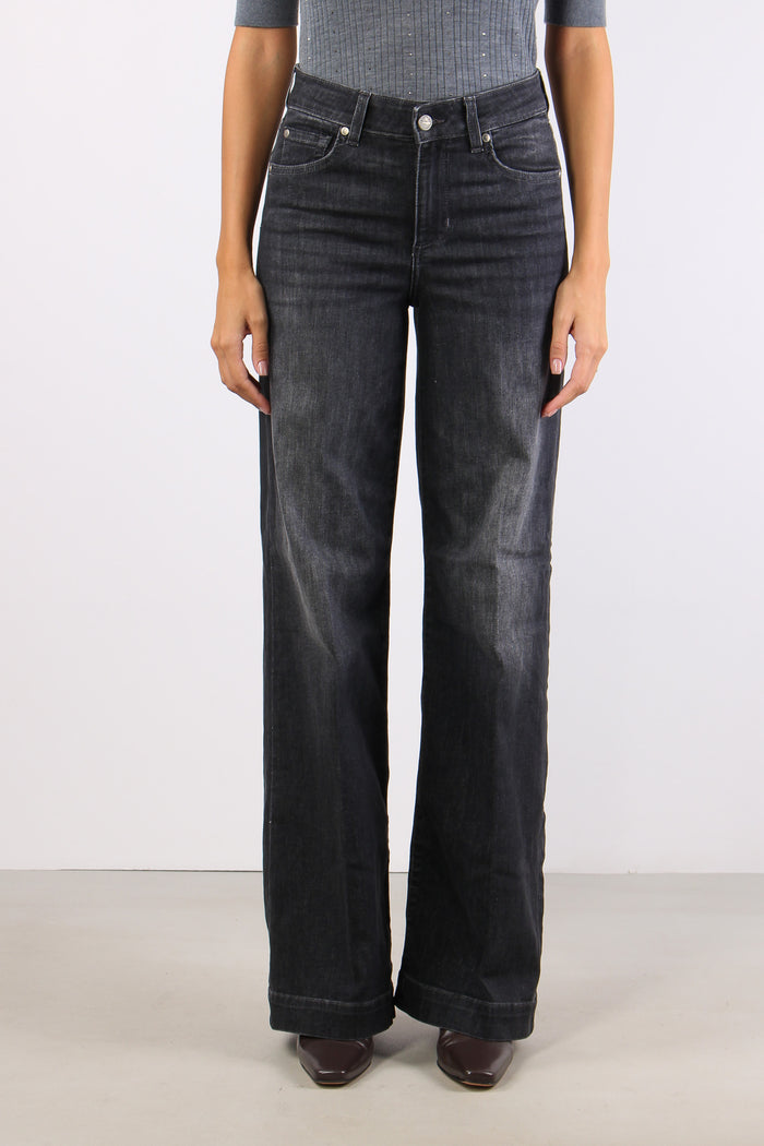 Denim Authentic Flare Denim Black-2