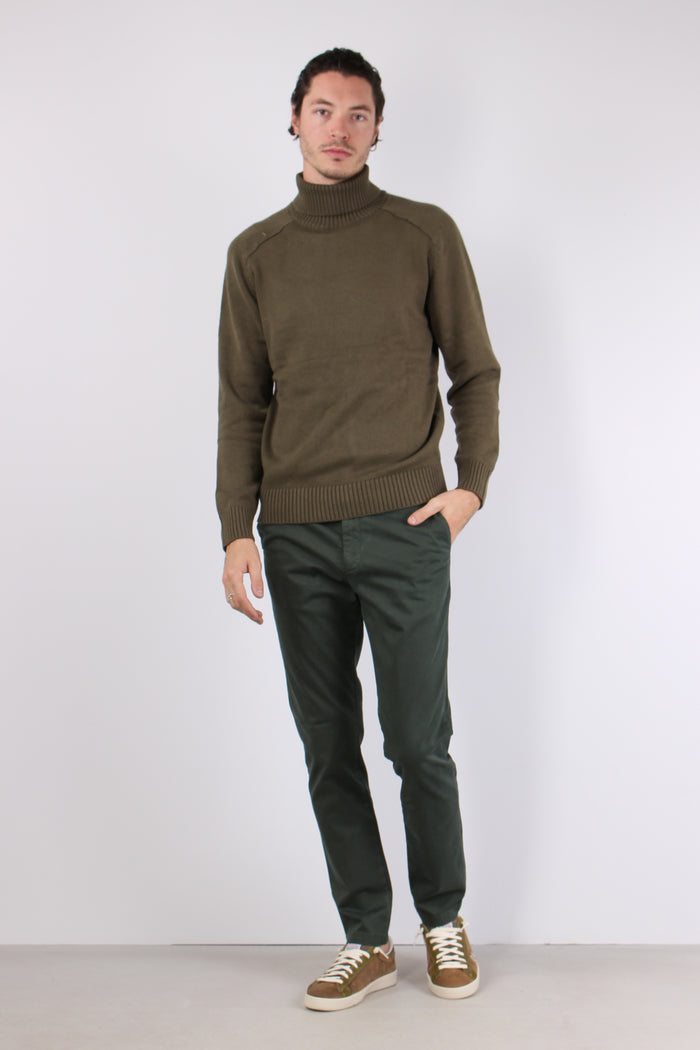 Collo Alto Cotone Sherwood Green-5