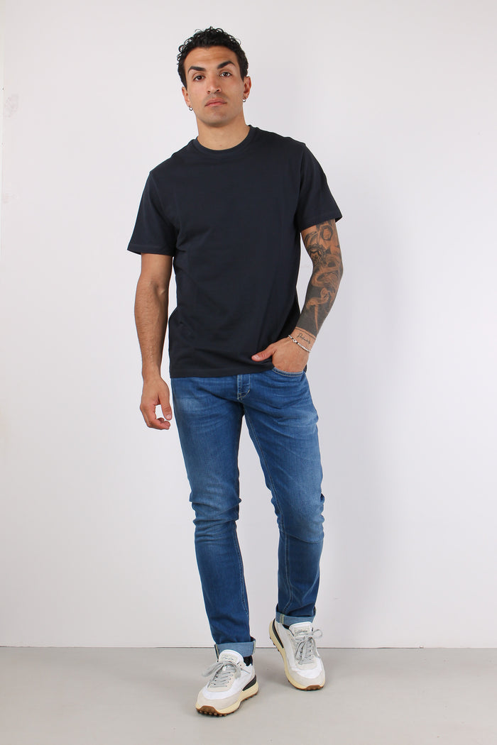 T-shirt Piquet Navy-5