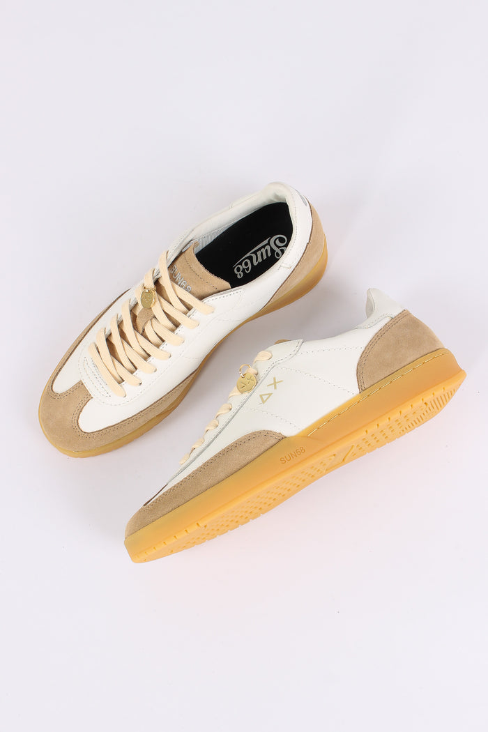 Sneakers California Leather Bianco/beige-2