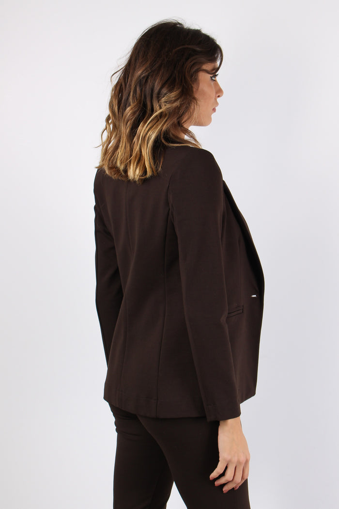 Giacca 1 Bottone Punto Milano Moro-7