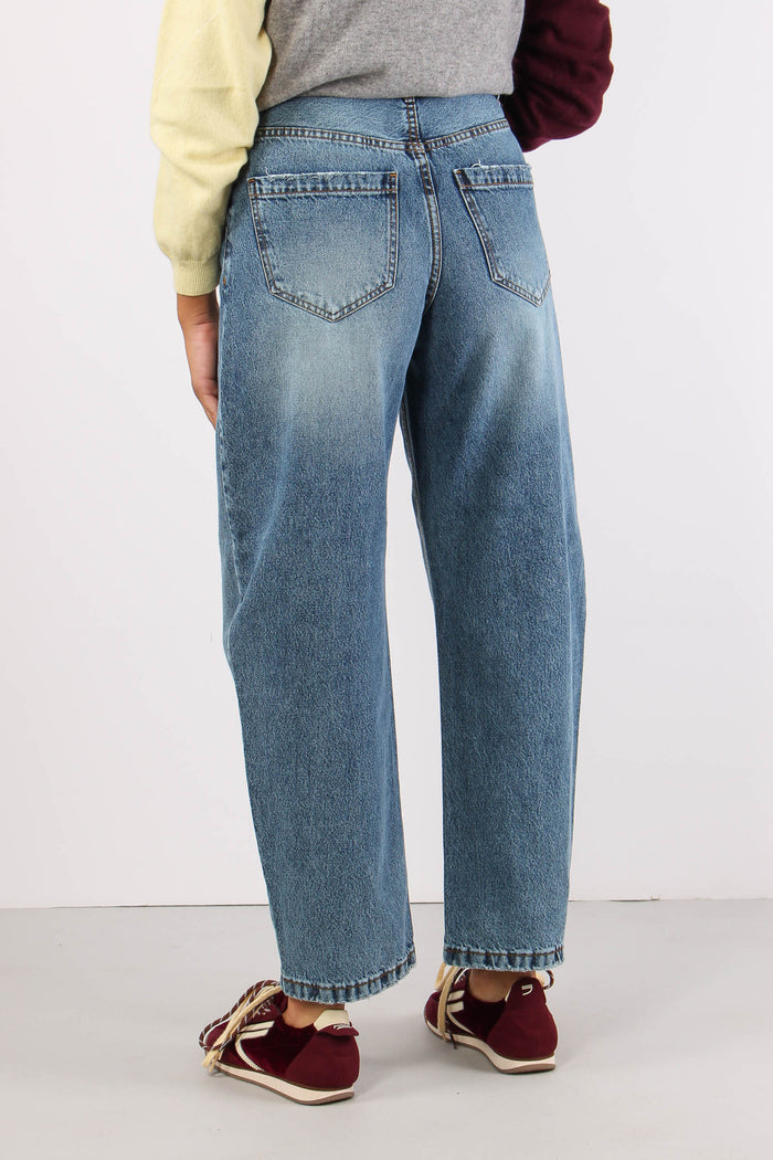 Denim Barrel Effetto Marmorizz Denim Medio-4