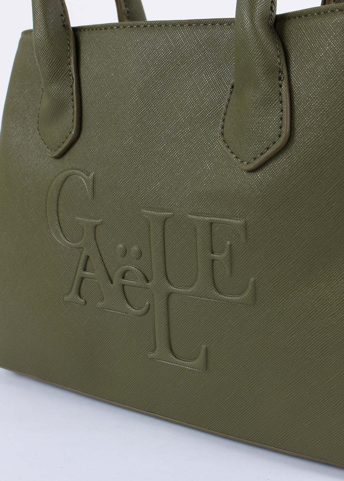 Shopping Saffiano Maxi Logo Verde Bosco-4