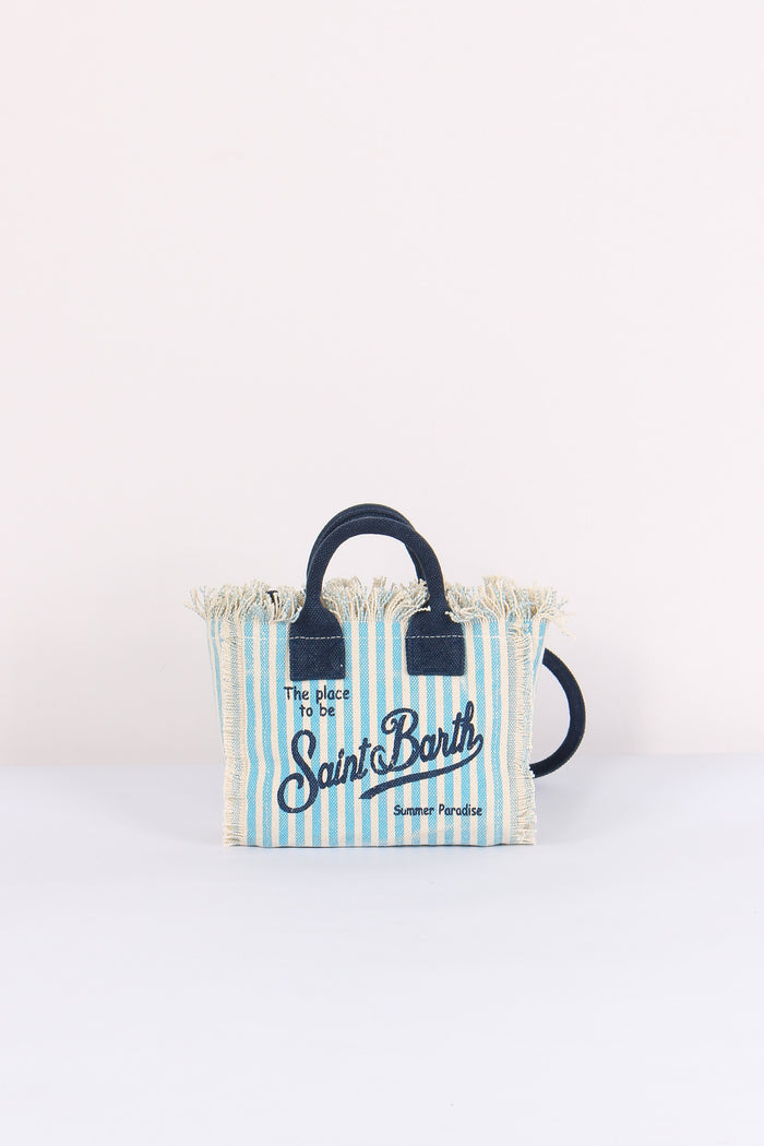Vanity Mini Righe Azzurro/blu