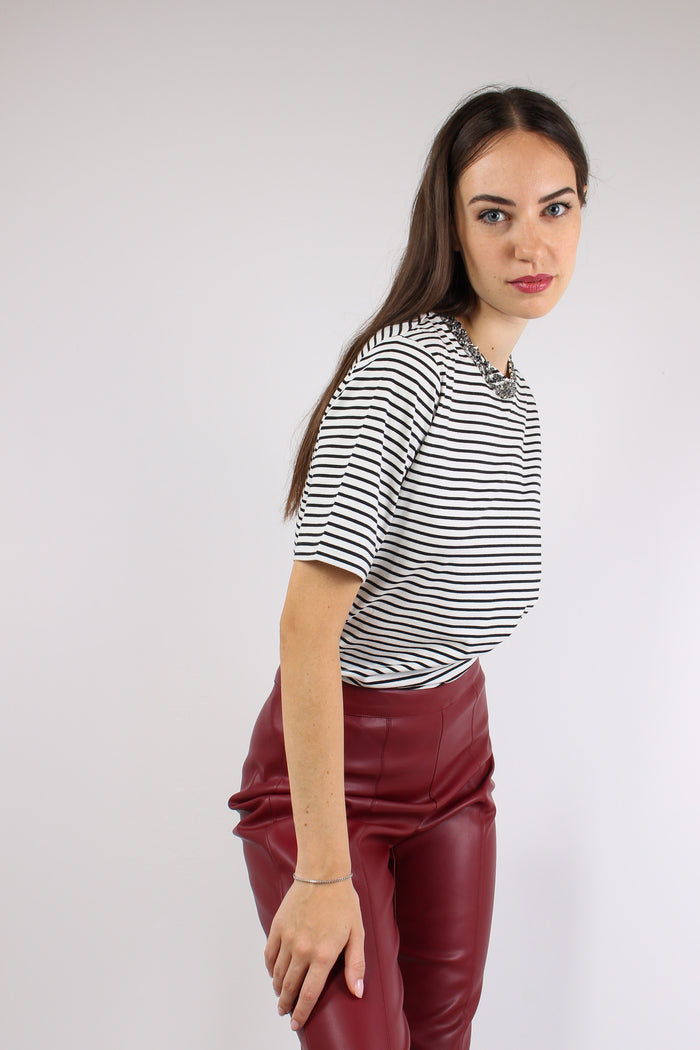 Reichard Maglia Riga Applicazi Nero/bianco-7