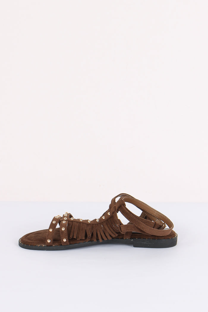 Sandalo Frangette Brown-6