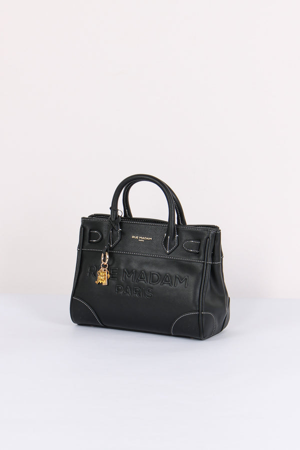 Mini Shopping Impunture Contrasto Black-2