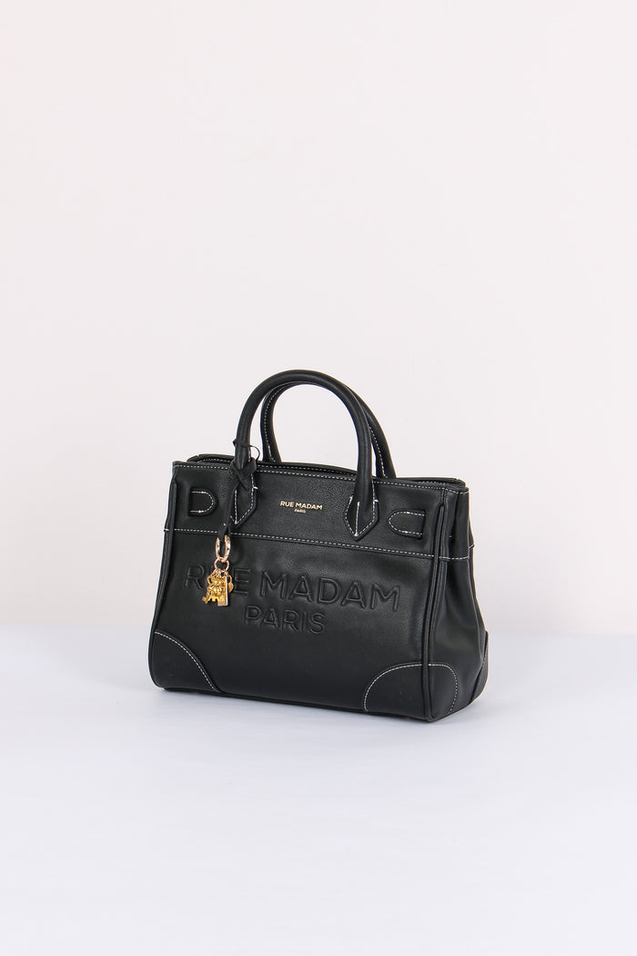 Mini Shopping Impunture Contrasto Black-2
