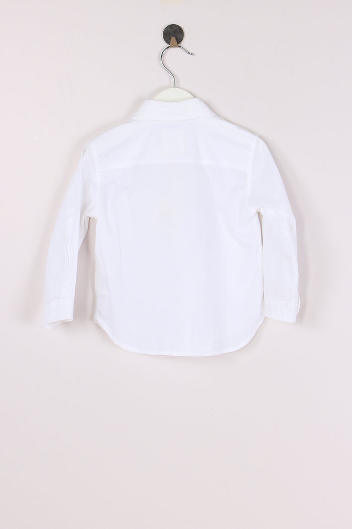 Camicia Cotone 4 Bottoni Bianco-2