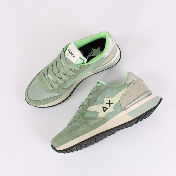 Sneakers  Stargirl Glitter Logo Verde-2