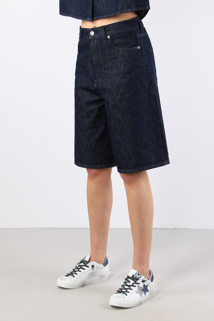 Bermuda Denim Denim Scuro-5