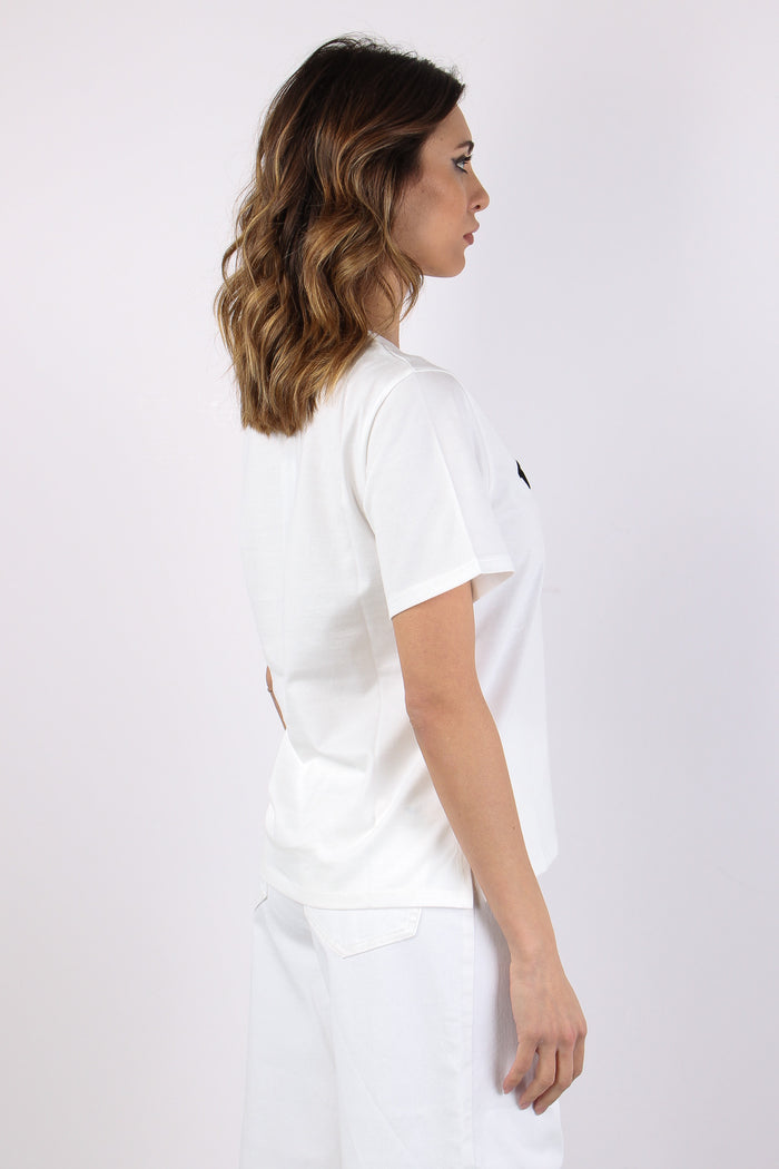 Wkdtenue T-shirt Stampa Off White-6